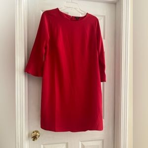 Ann Taylor Red Dress Size 12 Petite